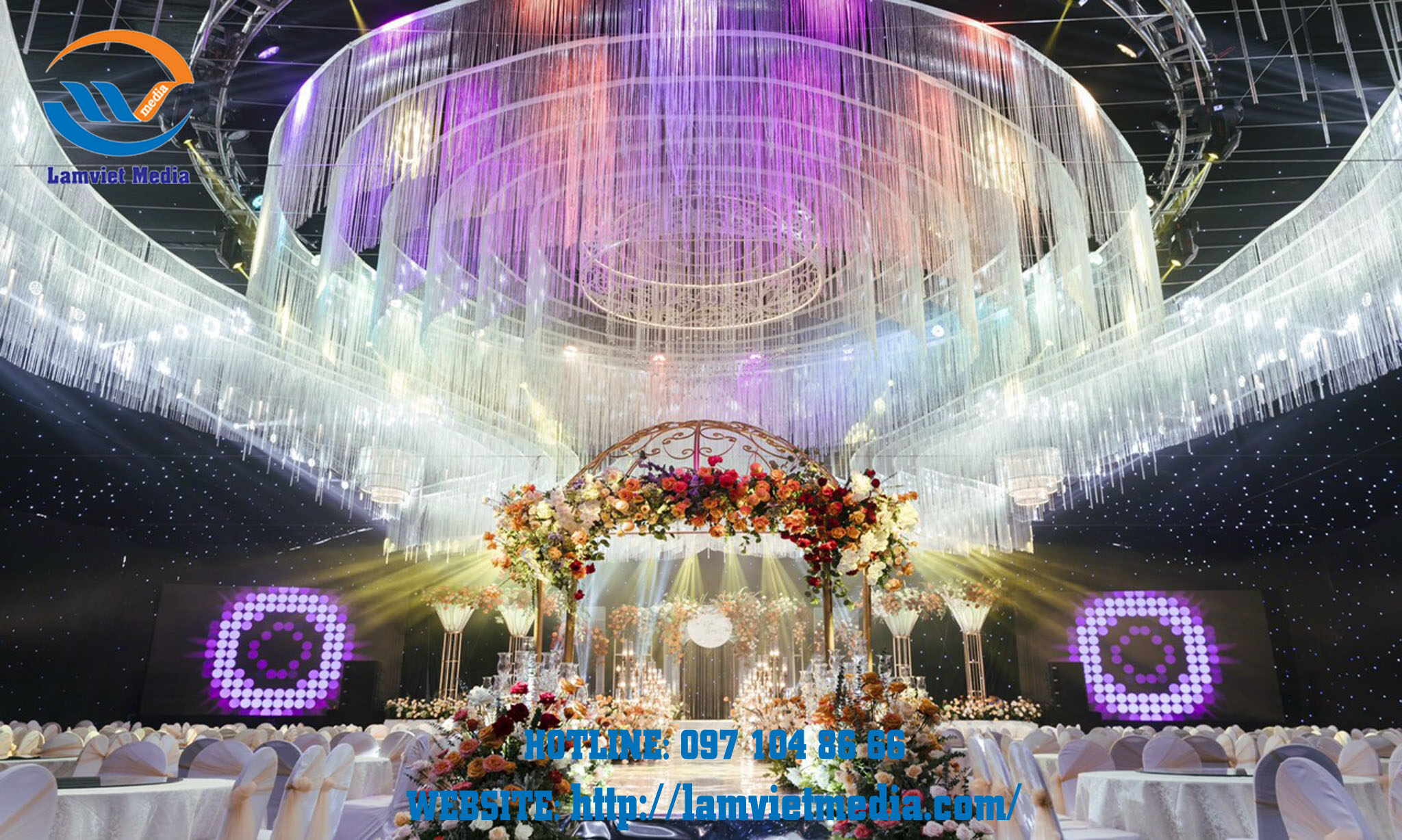 Hình ảnh cho tin Lâm Việt Media - Cho thuê sân khấu Backdrop 