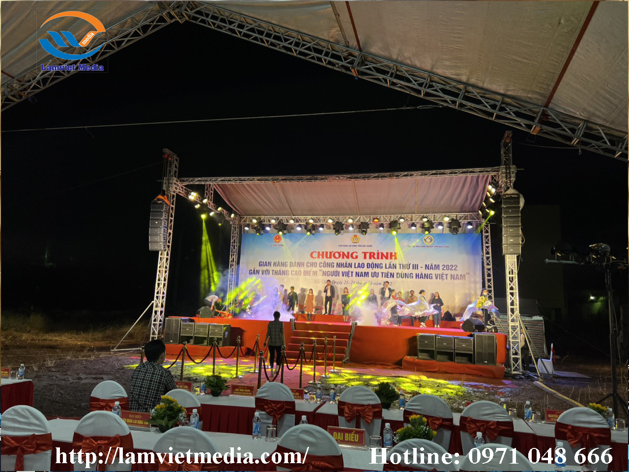 Hình ảnh cho tin Tổ chức sự kiện Lâm Việt Media - Chuyên cho thuê dịch vụ âm thanh, ánh sáng